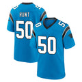 My Store C.Panthers #50 Robert Hunt Player Blue Home Game Stitched Jerseys
