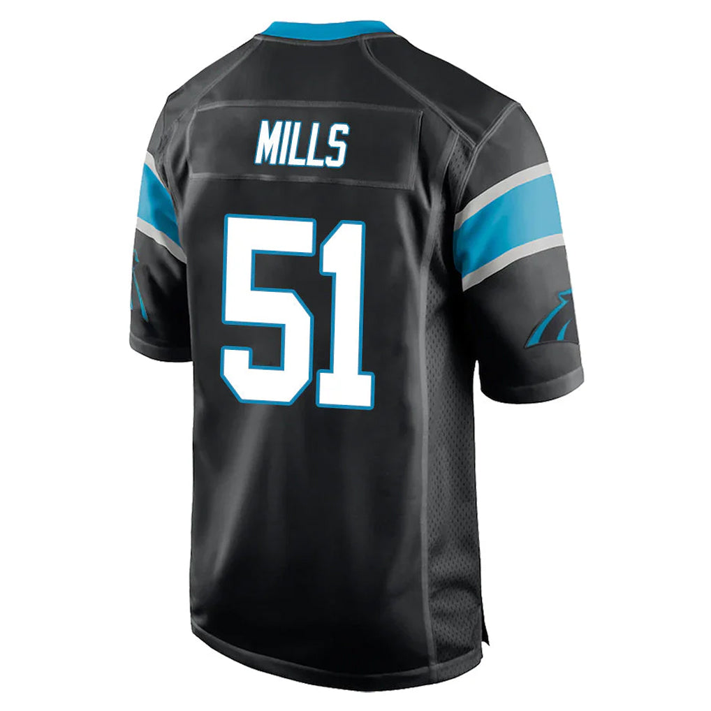 My Store C.Panthers #51 Sam Mills Player Black Game Stitched Jerseys