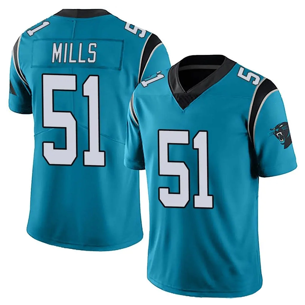 My Store C.Panthers #51 Sam Mills Player Blue Vapor Untouchable Limited Game Stitched Jerseys