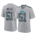 My Store C.Panthers #51 Sam Mills Player Gray Atmosphere Fashion Game Stitched Jerseys