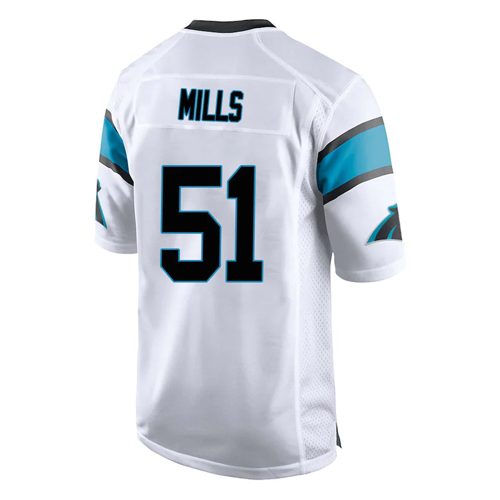 My Store C.Panthers #51 Sam Mills Player White Game Stitched Jerseys
