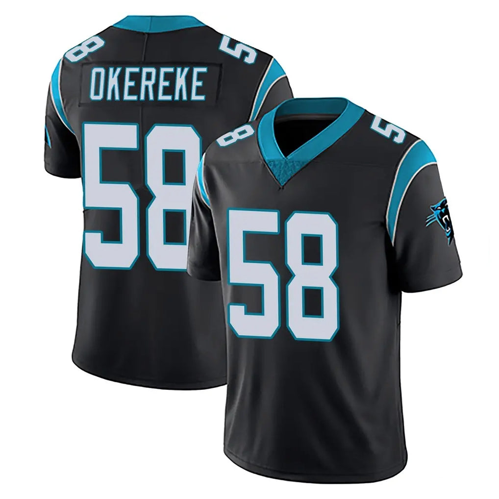 My Store C.Panthers #58 Bobby Okereke Player Black Limited Home Game Stitched Jerseys