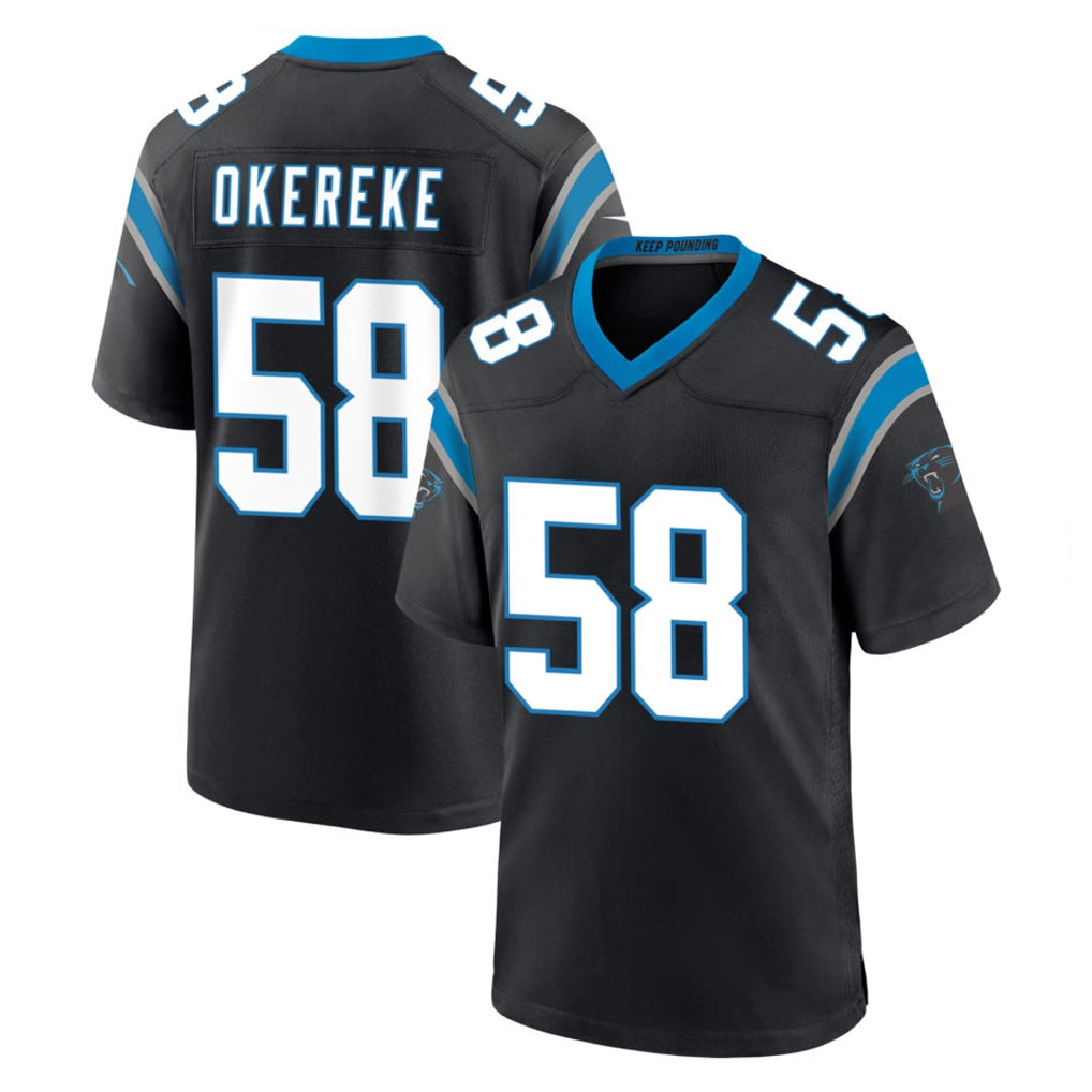 My Store C.Panthers #58 Bobby Okereke Player Black Vapor Untouchable Limited Game Stitched Jerseys