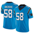 My Store C.Panthers #58 Bobby Okereke Player Blue Vapor F.U.S.E. Limited Home Game Stitched Jerseys
