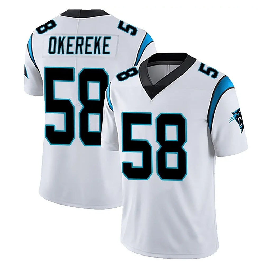 My Store C.Panthers #58 Bobby Okereke Player White Vapor Untouchable Limited Game Stitched Jerseys