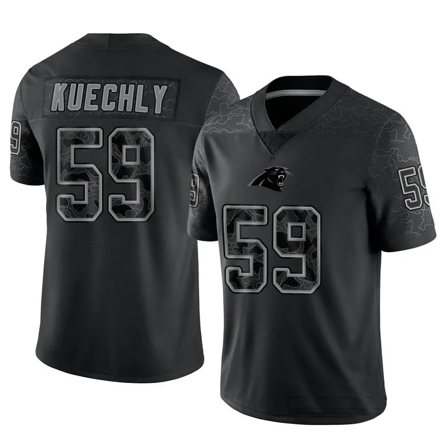 My Store C.Panthers #59 Luke Kuechly Player Black REFLECTIVE Limited Stitched Jerseys