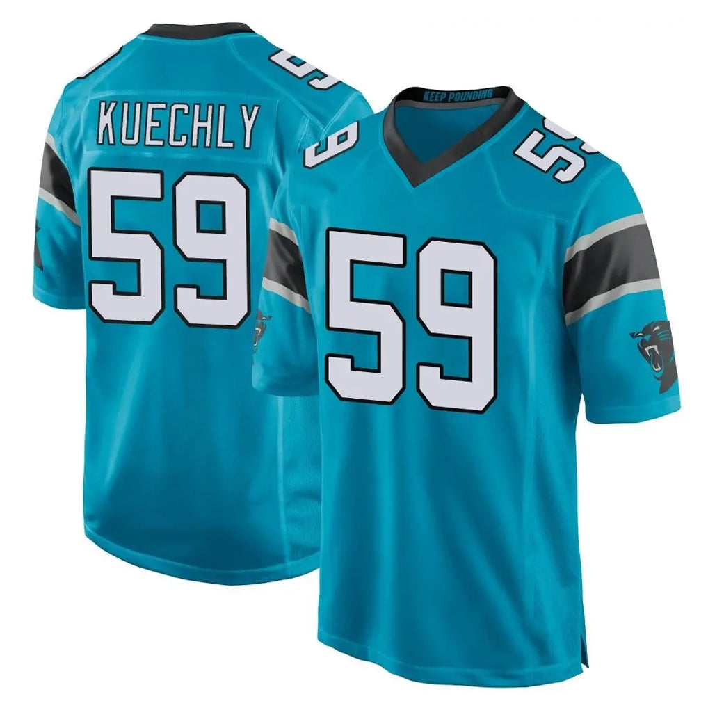 My Store C.Panthers #59 Luke Kuechly Player Blue Game Stitched Jerseys