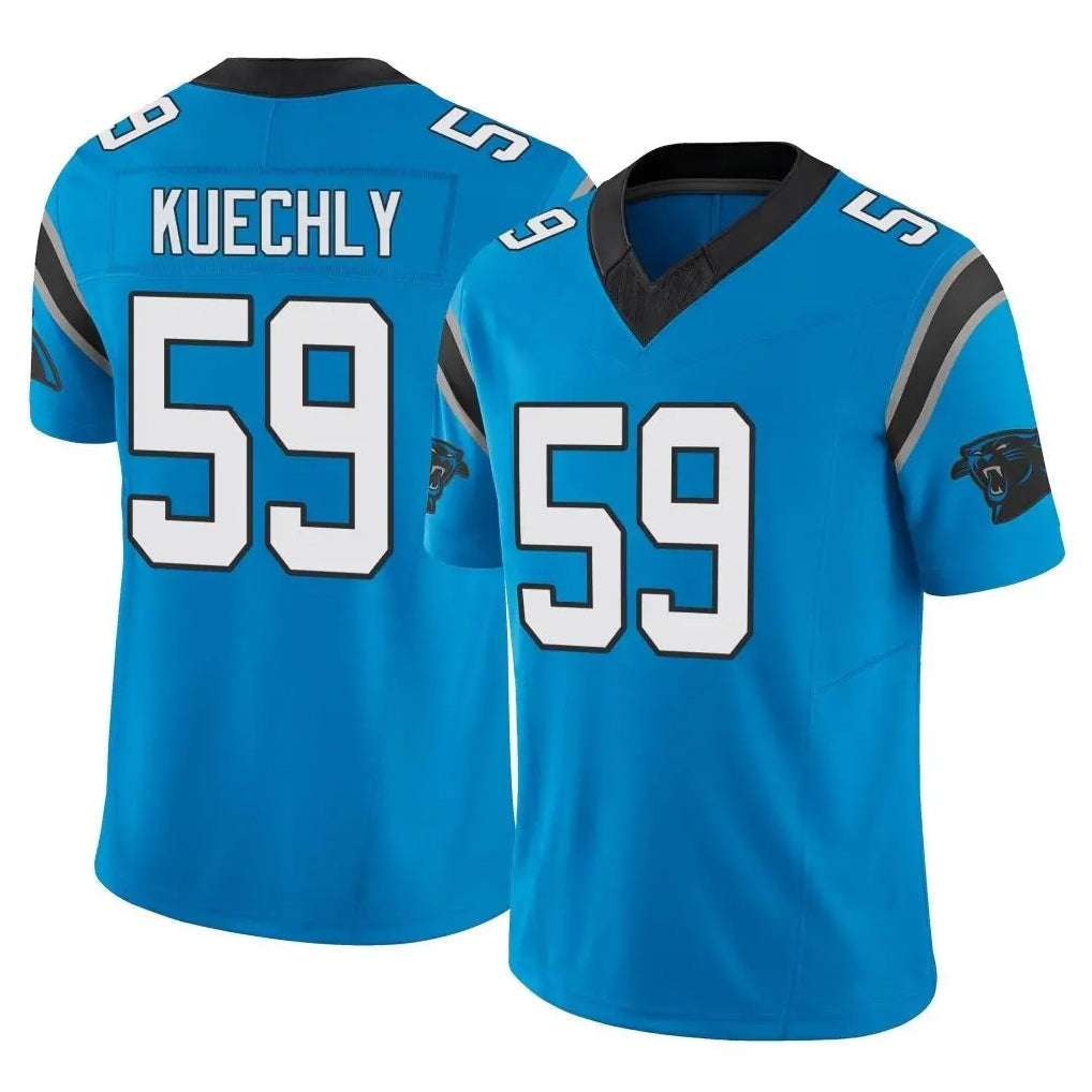 My Store C.Panthers #59 Luke Kuechly Player Blue Vapor F.U.S.E. Limited Home Game Stitched Jerseys