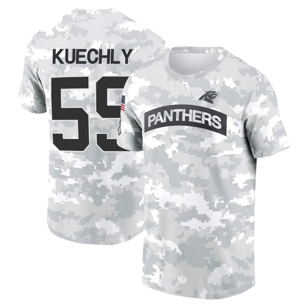 My Store C.Panthers #59 Luke Kuechly Player Salute to Service Hoodies & T-Shirts Stitched Jerseys