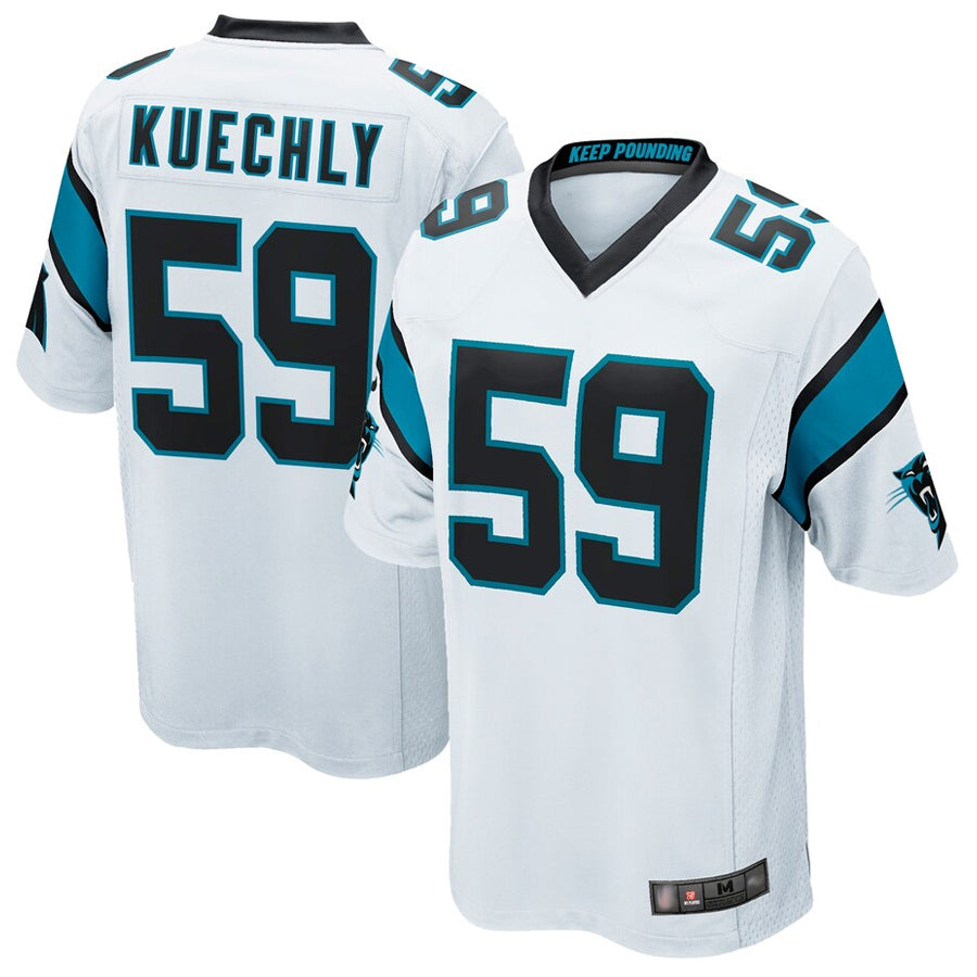 My Store C.Panthers #59 Luke Kuechly Player White Home Game Stitched Jerseys