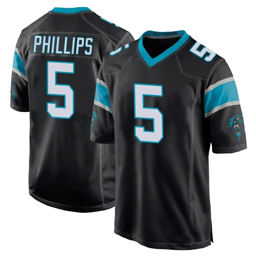 My Store C.Panthers #5 Jaelan Phillips Player Black Game Stitched Jerseys