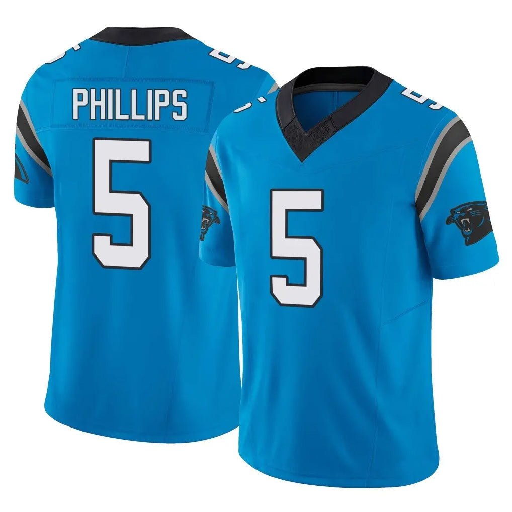 My Store C.Panthers #5 Jaelan Phillips Player Blue Vapor F.U.S.E. Limited Home Game Stitched Jerseys