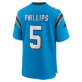 My Store C.Panthers #5 Rico Dowdle Player Blue Home Game Stitched Jerseys