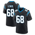 My Store C.Panthers #68 Damien Lewis Player Black Limited Home Game Stitched Jerseys