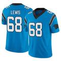 My Store C.Panthers #68 Damien Lewis Player Blue Vapor F.U.S.E. Limited Home Game Stitched Jerseys