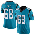 My Store C.Panthers #68 Damien Lewis Player Blue Vapor Untouchable Limited Game Stitched Jerseys