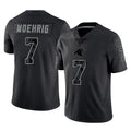 My Store C.Panthers #7 Tre'von Moehrig Player Black Limited Reflective Game Stitched Jerseys