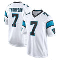 My Store C.Panthers #7 Tre'von Moehrig Player White Game Stitched Jerseys