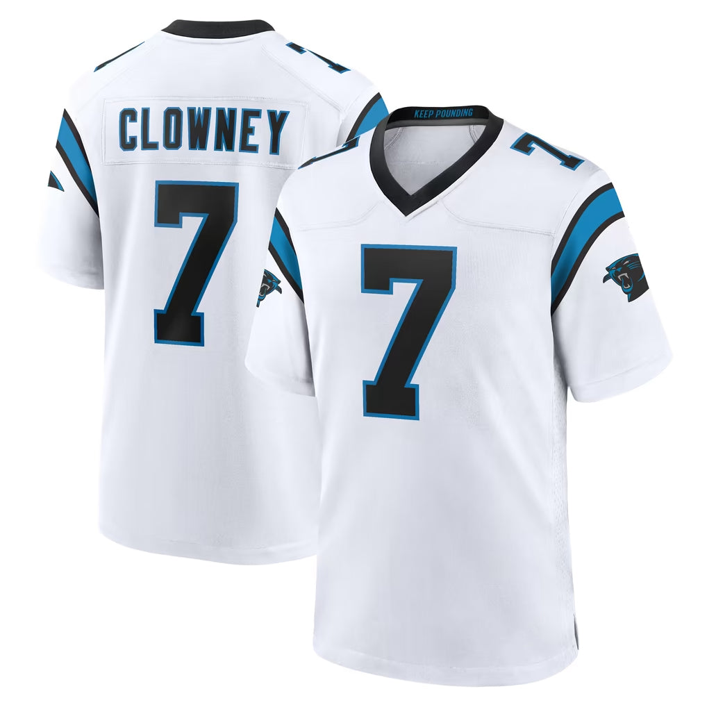 My Store C.Panthers #7 Tre'von Moehrig Player White Home Game Stitched Jerseys