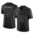 My Store C.Panthers #82 Tommy Tremble Player Black Limited Reflective Game Stitched Jerseys