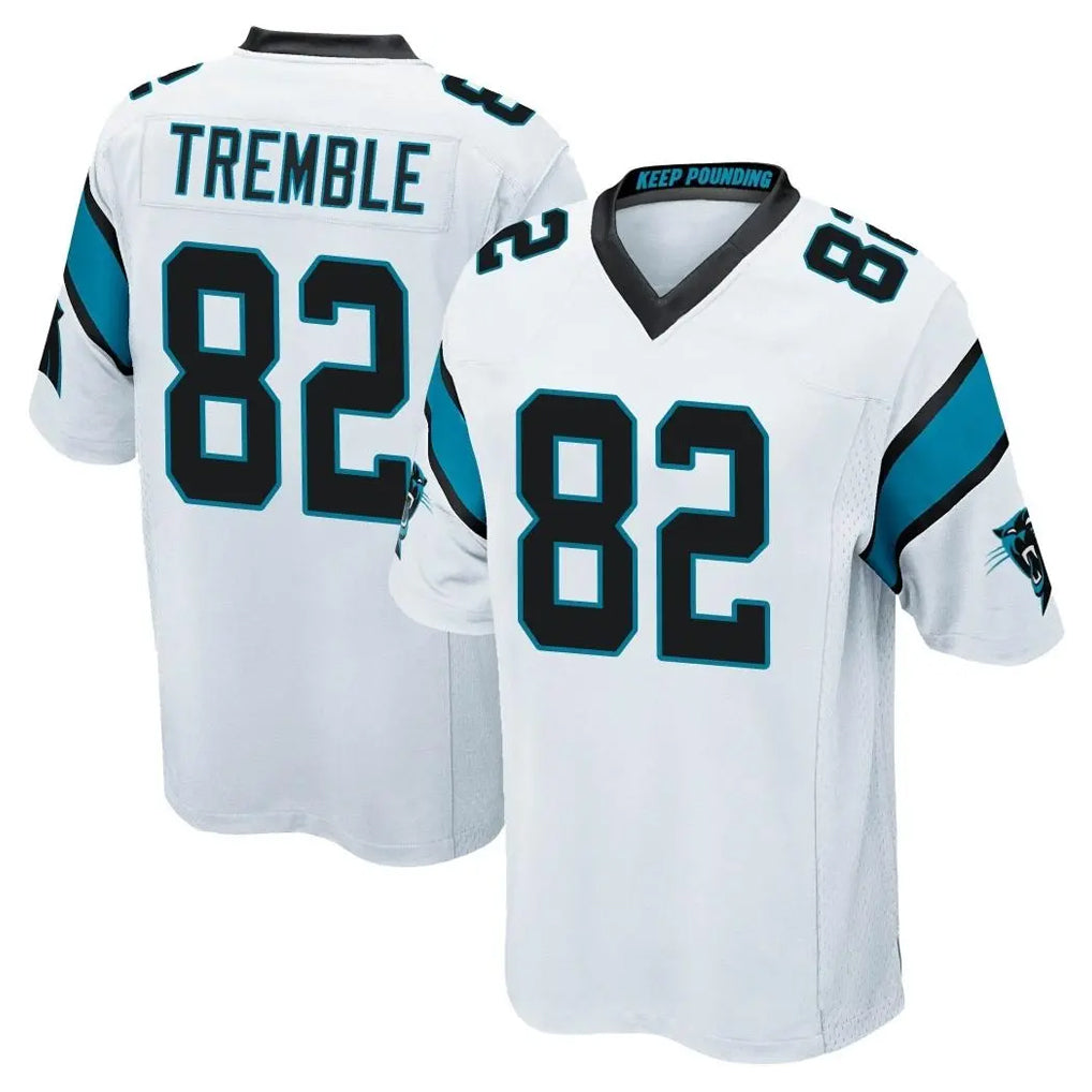 My Store C.Panthers #82 Tommy Tremble Player White Game Stitched Jerseys