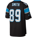 My Store C.Panthers #89 Steve Smith Mitchell & Ness Black Legacy Replica Stitched Jerseys