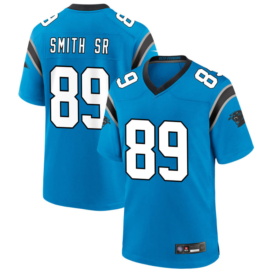 My Store C.Panthers #89 Steve Smith Sr Player Blue Home Game Stitched Jerseys