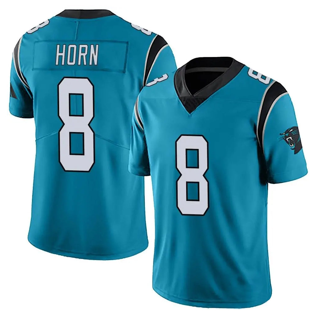 My Store C.Panthers #8 Jaycee Horn Player Blue Vapor Untouchable Limited Game Stitched Jerseys