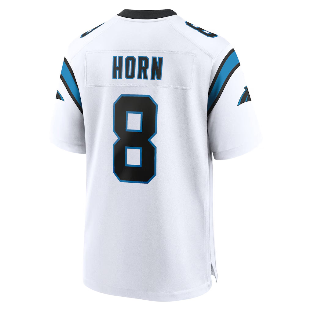 My Store C.Panthers #8 Jaycee Horn Player White Home Game Stitched Jerseys