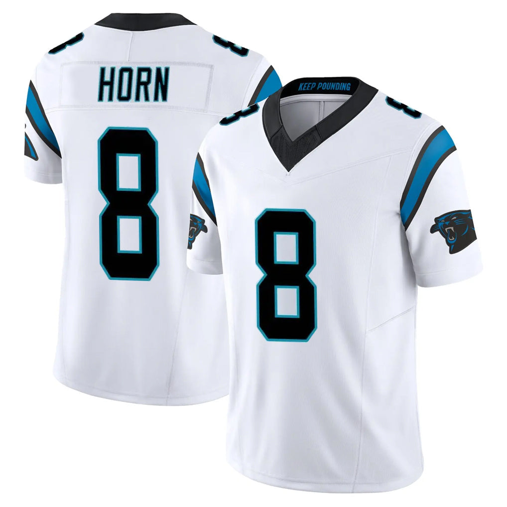 My Store C.Panthers #8 Jaycee Horn Player White Vapor F.U.S.E. Limited Home Game Stitched Jerseys