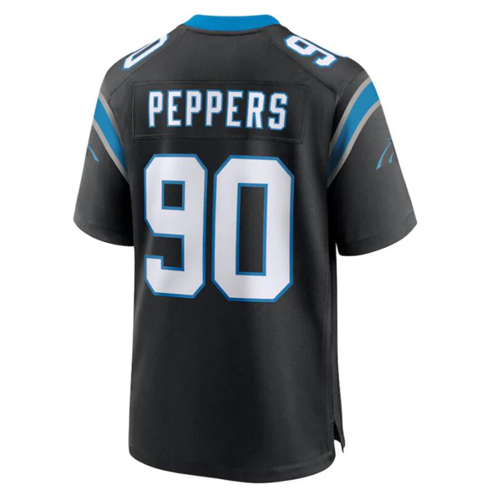 My Store C.Panthers #90 Julius Peppers Player Black Home Game Stitched Jerseys