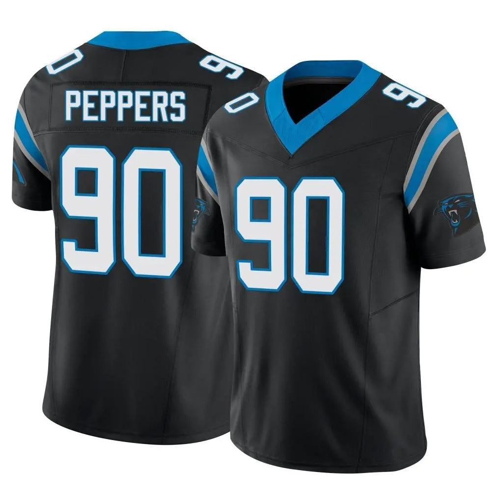 My Store C.Panthers #90 Julius Peppers Player Black Vapor F.U.S.E. Limited Home Game Stitched Jerseys