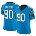 My Store C.Panthers #90 Julius Peppers Player Blue Vapor F.U.S.E. Limited Home Game Stitched Jerseys