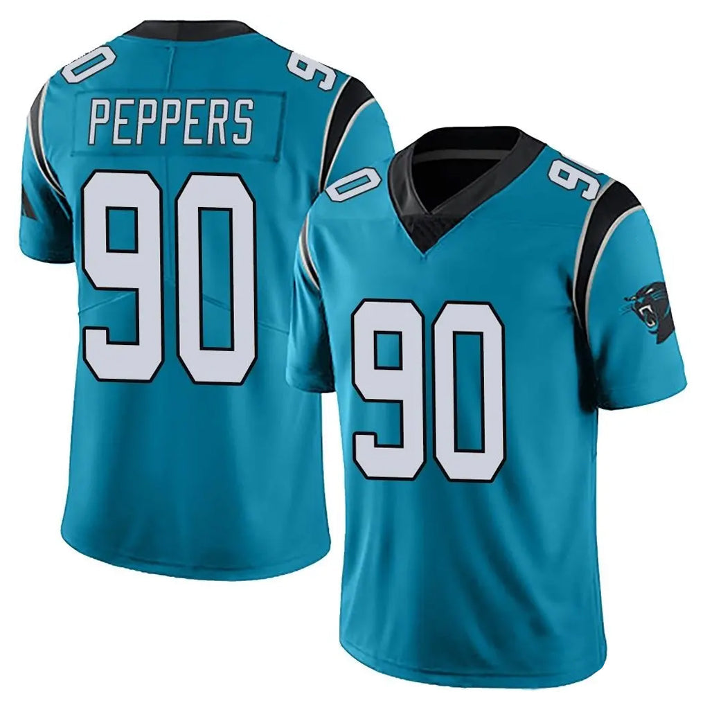 My Store C.Panthers #90 Julius Peppers Player Blue Vapor Untouchable Limited Game Stitched Jerseys