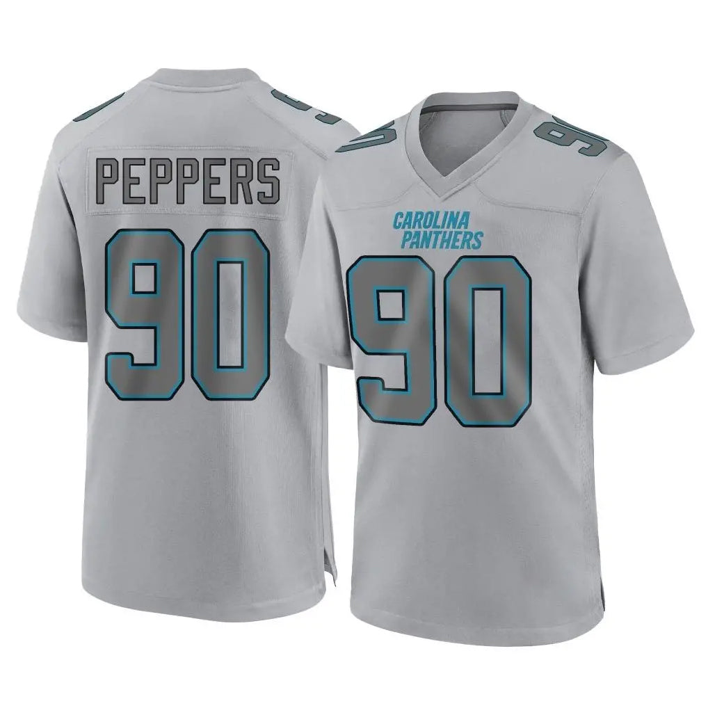 My Store C.Panthers #90 Julius Peppers Player Gray Atmosphere Fashion Game Stitched Jerseys
