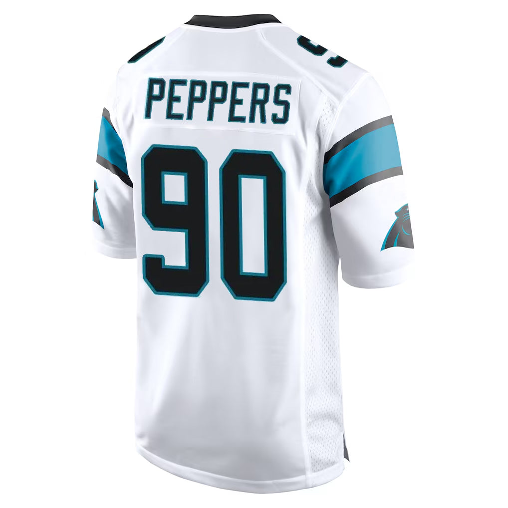 My Store C.Panthers #90 Julius Peppers Player White Game Stitched Jerseys