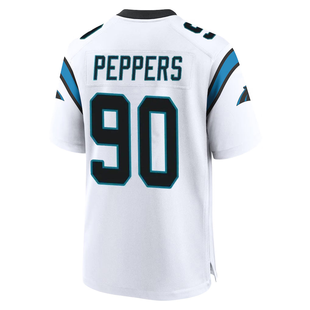 My Store C.Panthers #90 Julius Peppers Player White Home Game Stitched Jerseys