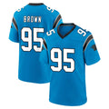 My Store C.Panthers #95 Derrick Brown Player Blue Home Game Stitched Jerseys