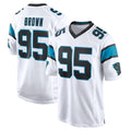My Store C.Panthers #95 Derrick Brown Player White Home Game Stitched Jerseys