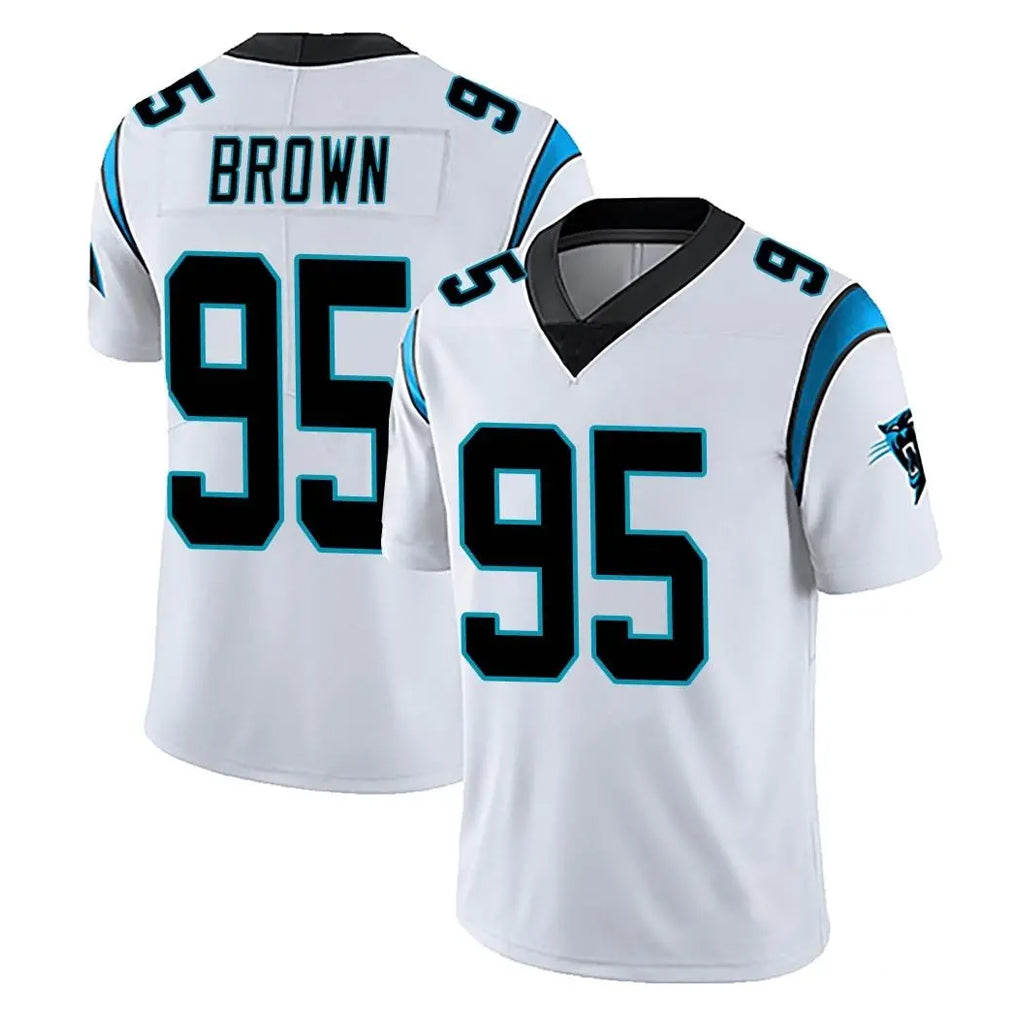 My Store C.Panthers #95 Derrick Brown Player White Vapor Untouchable Limited Game Stitched Jerseys