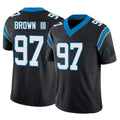 My Store C.Panthers #97 Bobby Brown III Player Black Vapor F.U.S.E. Limited Home Game Stitched Jerseys