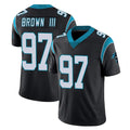 My Store C.Panthers #97 Bobby Brown III Player Black Vapor Untouchable Limited Game Stitched Jerseys