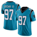 My Store C.Panthers #97 Bobby Brown III Player Blue Vapor Untouchable Limited Game Stitched Jerseys