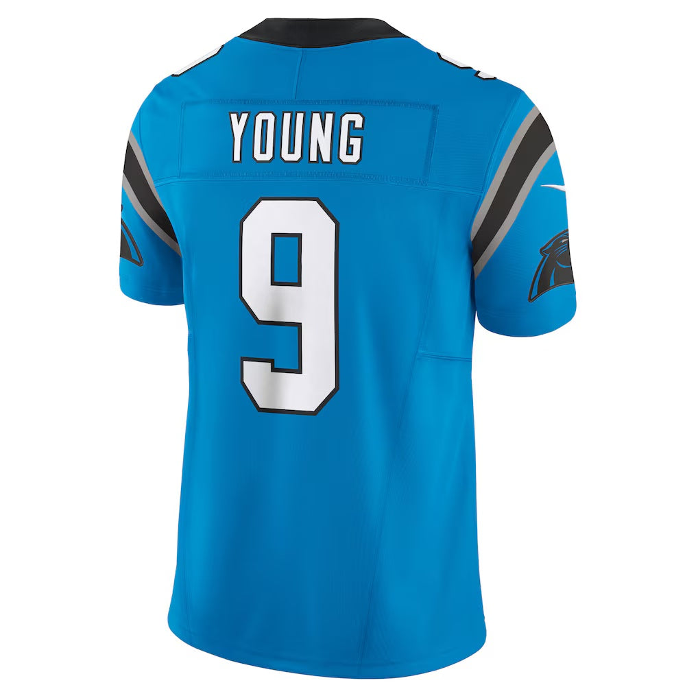 My Store C.Panthers #9 Bryce Young Blue Vapor F.U.S.E. Limited Stitched Jerseys