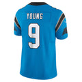 My Store C.Panthers #9 Bryce Young Blue Vapor F.U.S.E. Limited Stitched Jerseys
