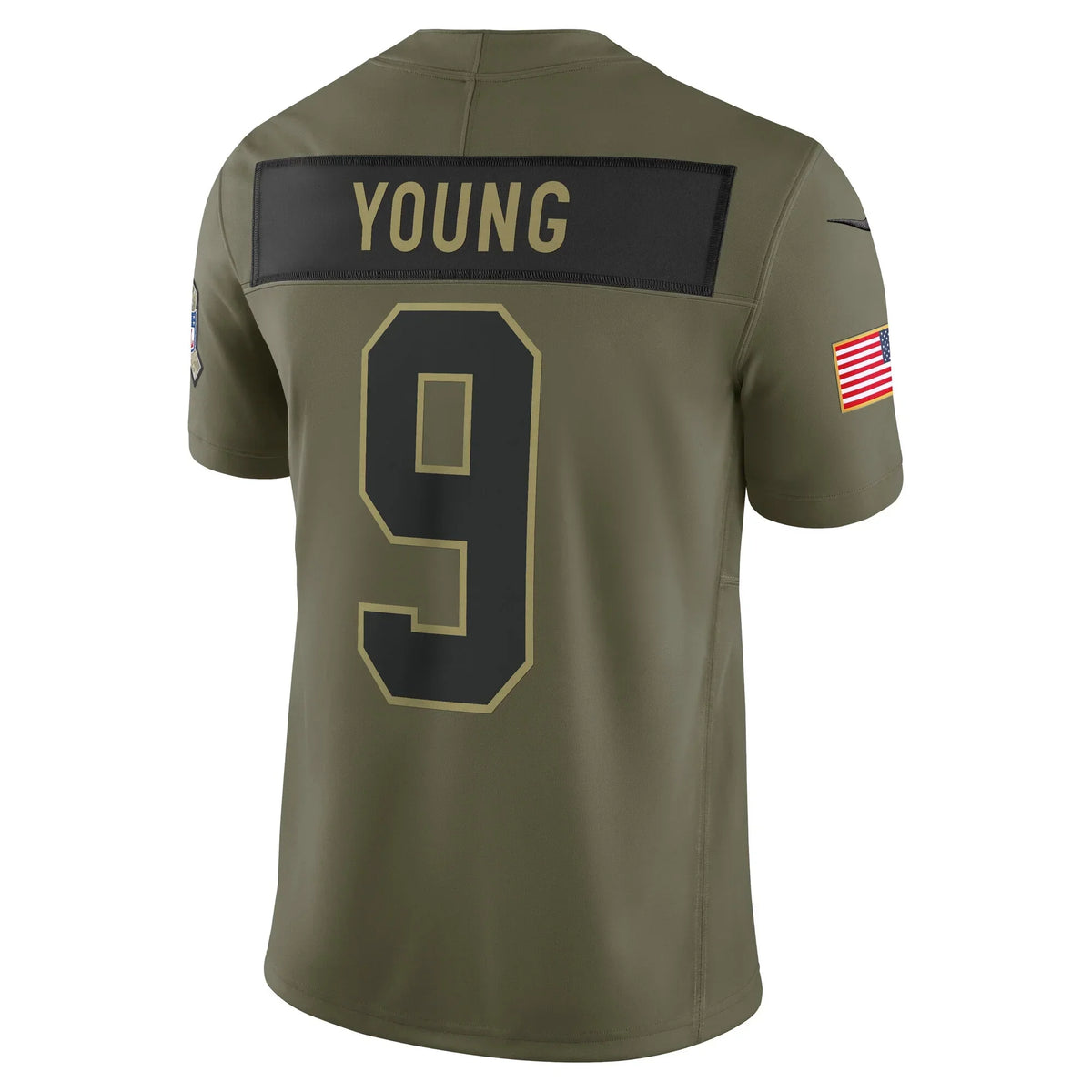 My Store C.Panthers #9 Bryce Young Olive 2025 Salute to Service Limited Stitched Jerseys
