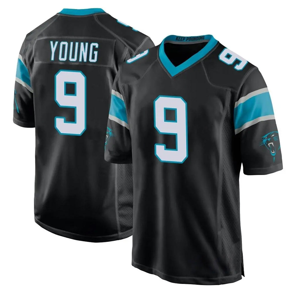 My Store C.Panthers #9 Bryce Young Player Black Game Stitched Jerseys
