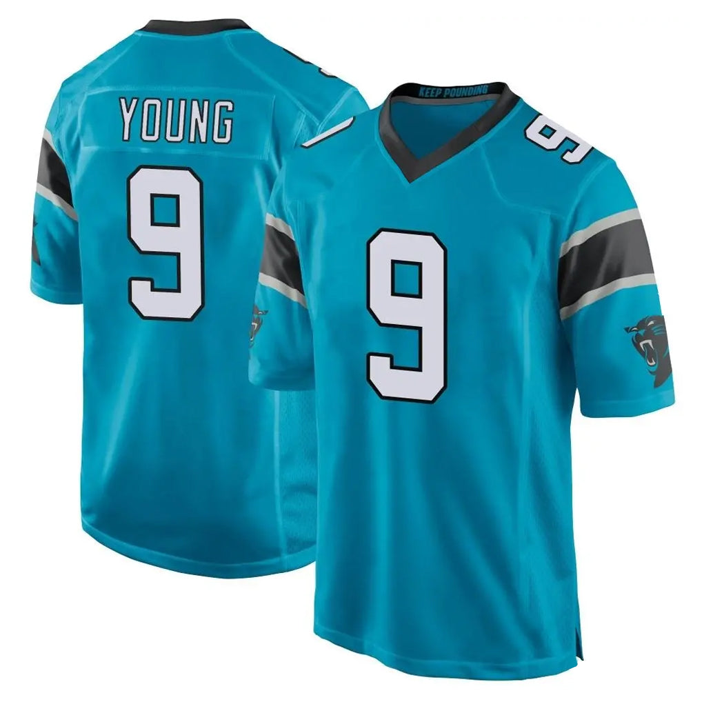 My Store C.Panthers #9 Bryce Young Player Blue Game Stitched Jerseys
