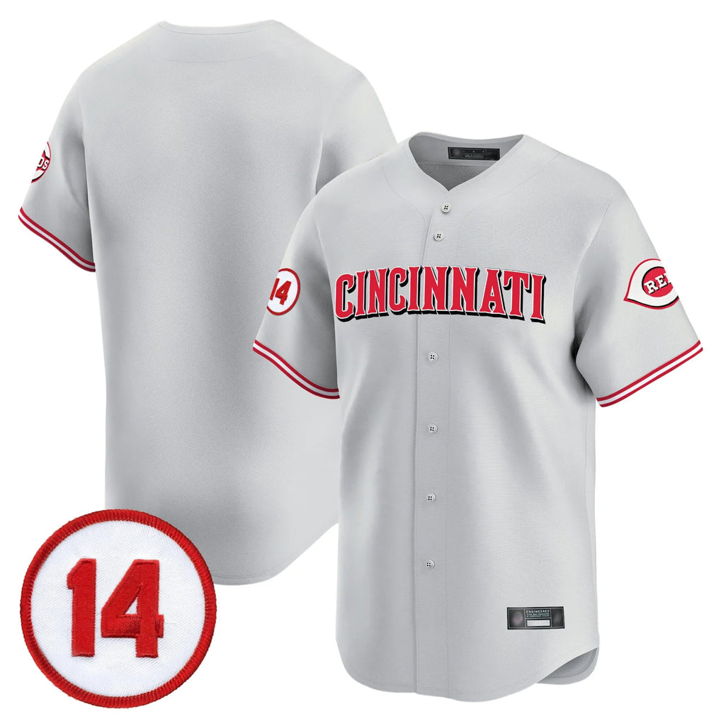 My Store C.Reds Gray Vapor Premier Limited Home Blank Player Stitched Jerseys