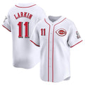 My Store C.Reds #11 Barry Larkin Player White Home Limited Stitched Jerseys
